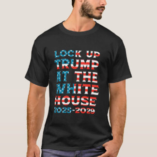 Schließ Trump im Spaß des Weißen Hauses die Wahlfu T-Shirt