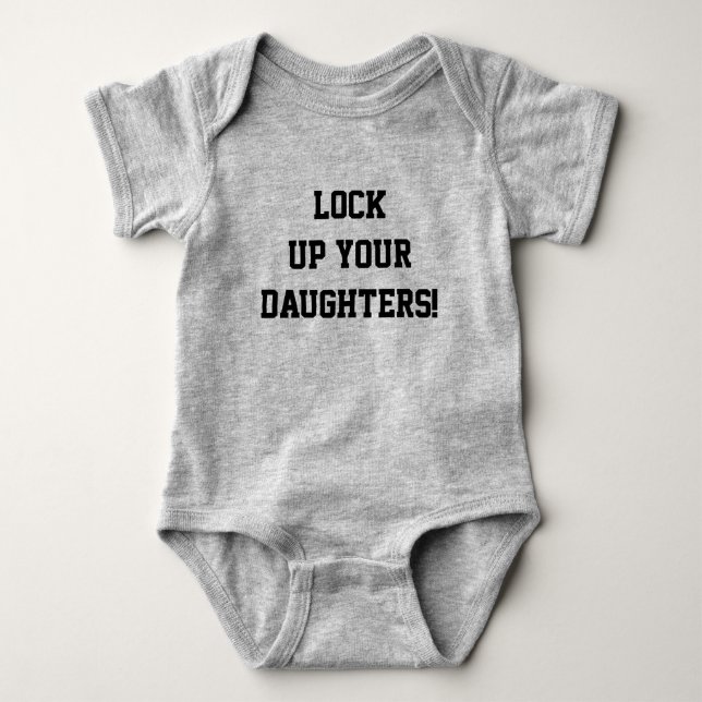 Schließe deine Dauerhirten Funny Sprichwort Baby O Strampler (Vorderseite)