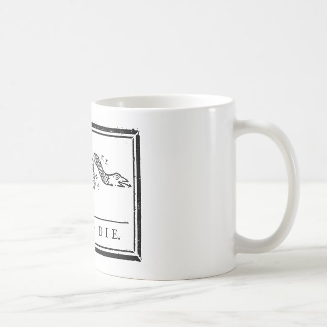 Schließe dich an oder stirb tasse (Rechts)