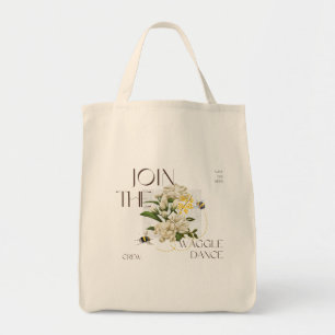 Schließe dich dem Waggle-Tanz anElegantes Geschenk Tragetasche