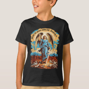 Schließe keinen Frieden mit dem Bösen Erzengel Mic T-Shirt