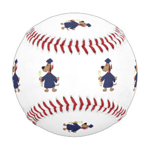 Schließen Hundeschlitter Baseball