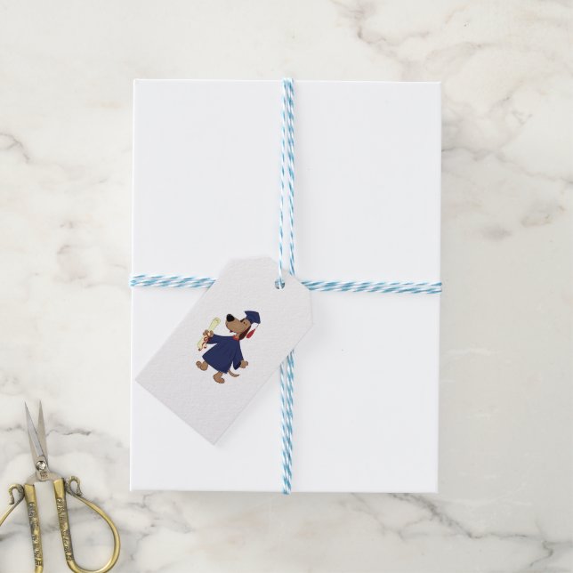 Schließen Hundeschlitter Geschenkanhänger (Mit Garn)