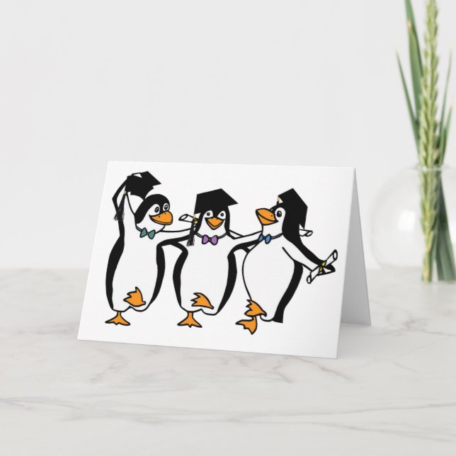 Schließen Pinguine Karte (Vorderseite)