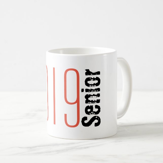 Schließen Senior Coffee Tasse - Klasse 2019 (VorderseiteRechts)