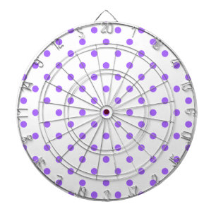 SCHLIESSEN SIE DAS DOT Lila Polka Dot Dart Board Dartscheibe