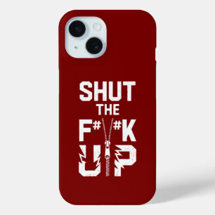 Schließen Sie das F#%K Up Bold Typografy iPhone 15 Case-Mate iPhone Hülle