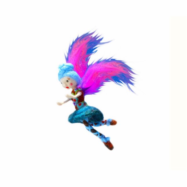 Schließen Sie den Elf™ feenhaften Tanz ein Freistehende Fotoskulptur (Vorne)