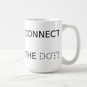 Schließen Sie die Punkte an Tasse