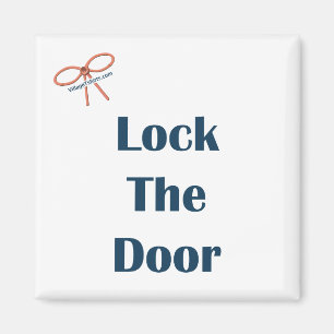 Schließen Sie die Tür zu Magnet