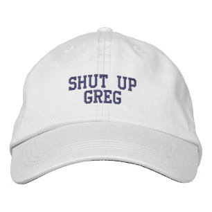 Schließen Sie Greg-Hut Bestickte Kappe
