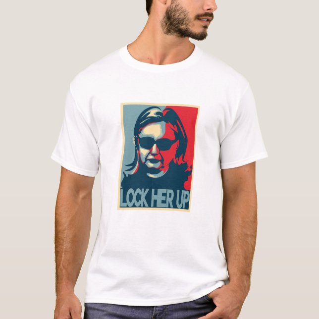 SCHLIESSEN Sie IHREN HOHEN T - Shirt Anti-Hillary (Vorderseite)