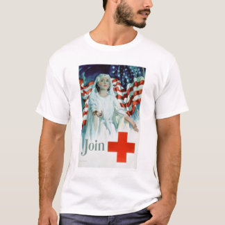 Schließen Sie sich dem roten Kreuz - T-Shirt
