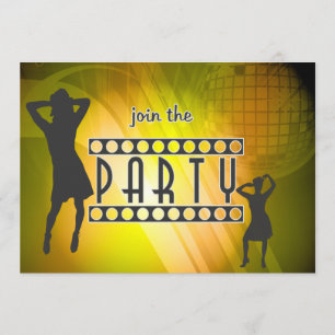 Schließen Sie sich der Party Einladung an