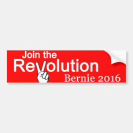 Schließen Sie sich der Revolution Bernie 2016 an Autoaufkleber