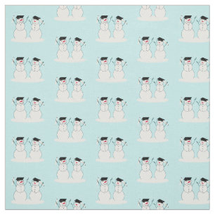 Schließen Snowmen Stoff
