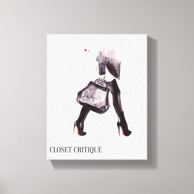 SCHLIESSENDE KRITIKKRITIK-LEINWAND LEINWANDDRUCK (Vorderseite)