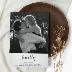 Schließlich   Einfaches Ankündigung Datum freihalt