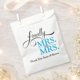 Schließlich Frau und Frau Wedding Empfang Geschenktütchen