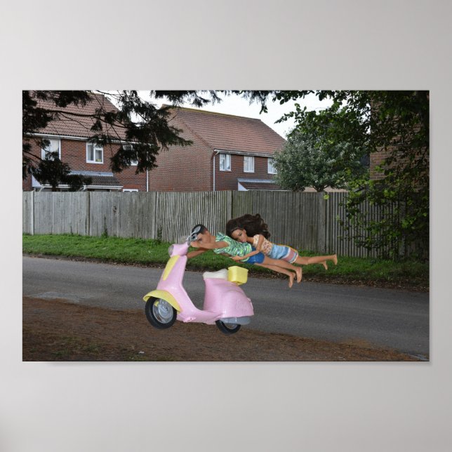 Schließlich geht uns das Benzin aus. Poster (Vorne)