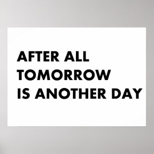 Schließlich ist morgen noch ein Tag Poster