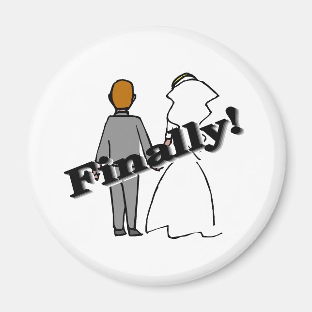 Schließlich Verheiratet Magnet (Vorne)