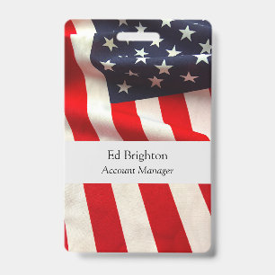 Schließung der Flagge der Staaten Ausweis