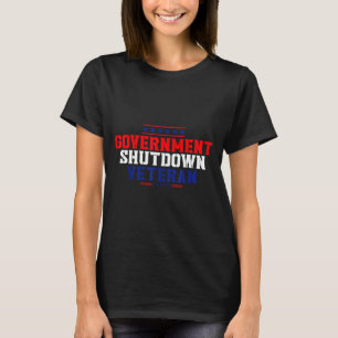 Schließung der Regierung Veteran USA T-Shirt