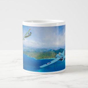 Schließung der US-Marine Grumman F3F Wildcat Jumbo-Tasse