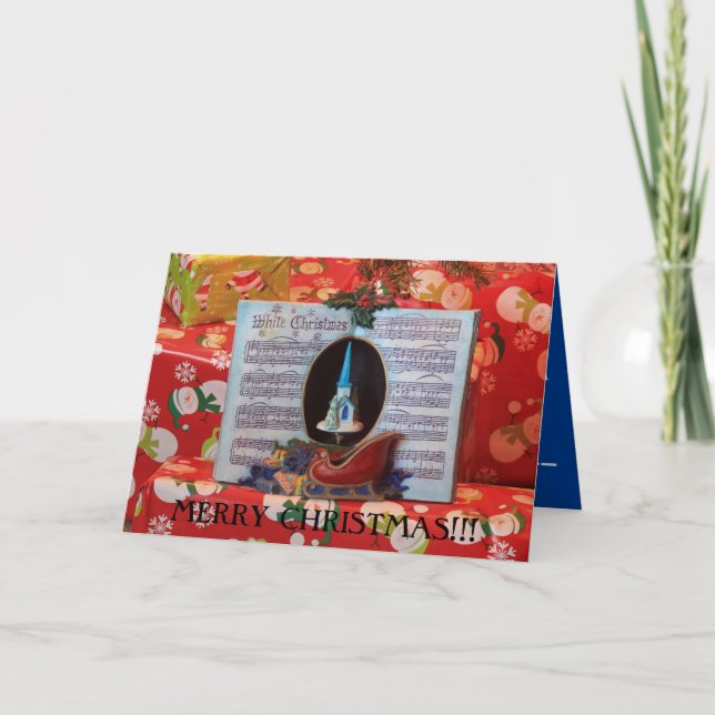 Schließung des Weihnachtsbuches Karte (Vorderseite)