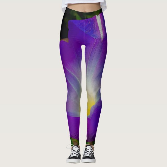 Schließzeit für Morgenglorien Leggings (Vorderseite)