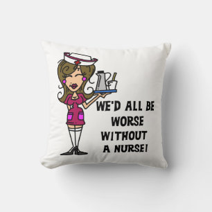 Schlimmer ohne Krankenschwester Kissen