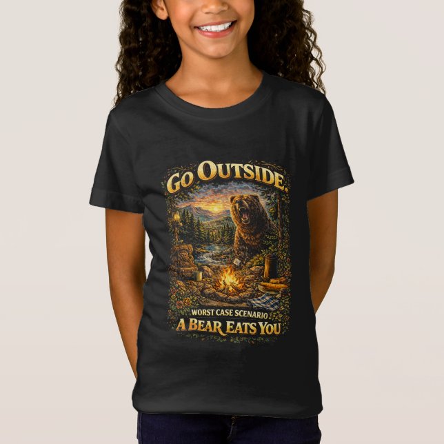 Schlimmster Fall in der Wildnis T-Shirt (Vorderseite)