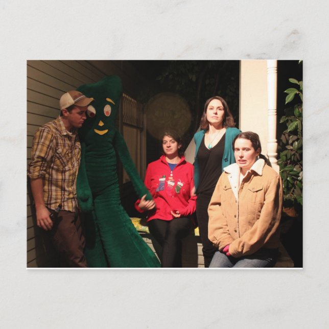 schlimmstes familiäres Foto je Postkarte (Vorderseite)