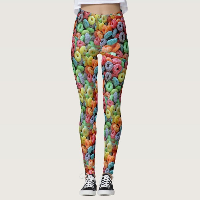 Schlingt fruchtige das Getreide-Frucht der Frauen Leggings (Vorderseite)
