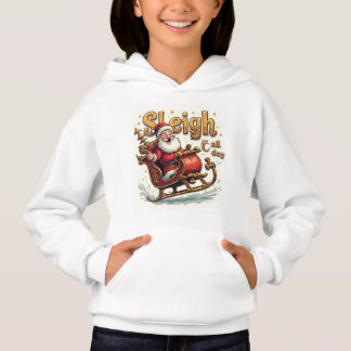 Schlitten-Fahren-den-ganzen-Tag-Hoodie – Lustiger  Hoodie
