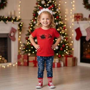 Schlitten Santa Weihnachten T-Shirt