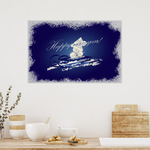 Schlitten zum HNY Poster