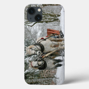 Schlittenfahrt im Winter Wunderland Case-Mate iPhone Hülle