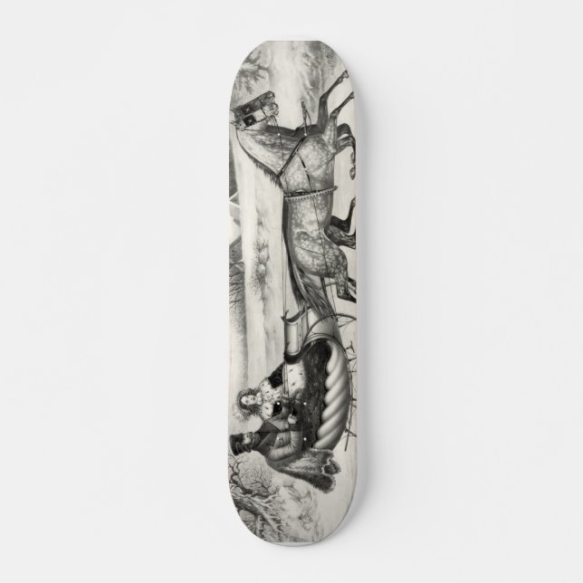 Schlittenfahrt Skateboard (Vorne)