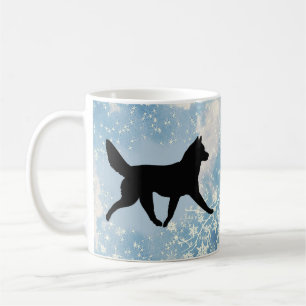 Schlittenhund Winter Kaffeetasse