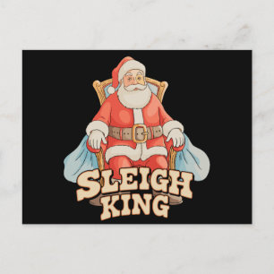 Schlittenkönig Santa Weihnachten Urlaub Xmas Saiso