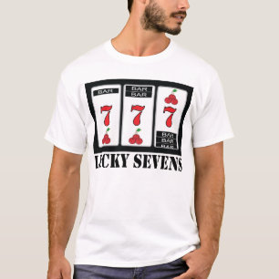 Schlitze glückliches Sevens T-Shirt