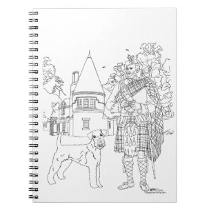 Schloss Aboyne Schottland Notizblock