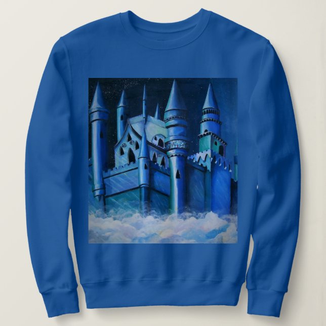 Schloss am Himmel Sweatshirt (Design vorne)