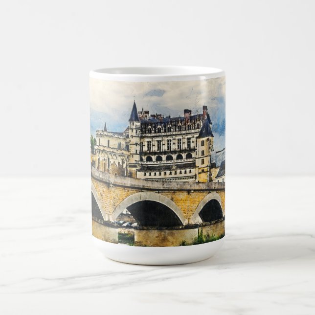 Schloss Amboise im Loire-Tal, Frankreich Kaffeetasse (Mittel)