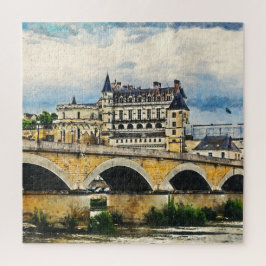 Schloss Amboise im Loire-Tal, Frankreich Puzzle