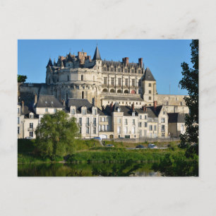Schloss Amboise in Frankreich Postkarte