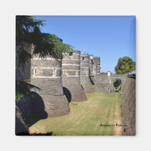 Schloss Angers in Frankreich Magnet