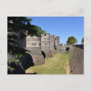 Schloss Angers in Frankreich Postkarte